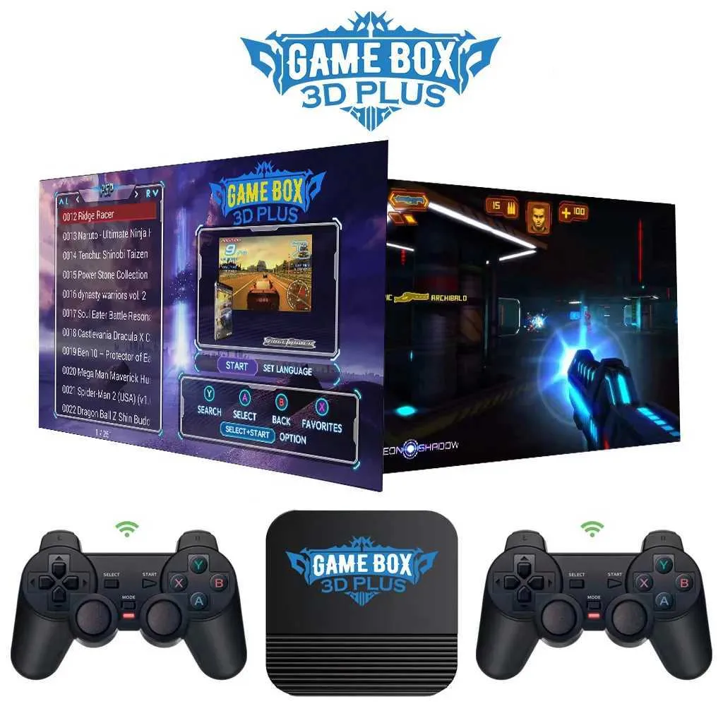 Game Box I3S 3D Plus Dual System Video Game Console In With 30000