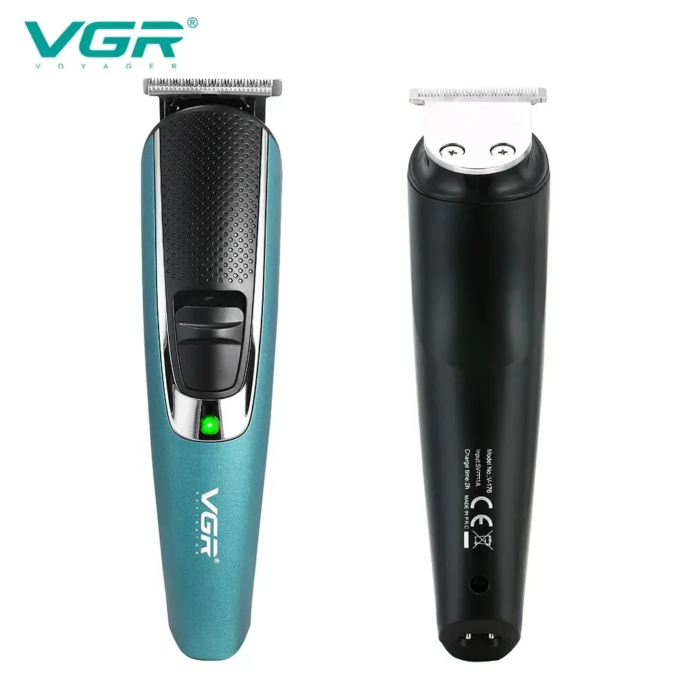 VGR-176Foreign Ticaret Yağı Kafa Gravür Makas Kel Saç Berber Magic Razor Elektrikli Fader Elektrik Saç Clipper Kıslı Sınır