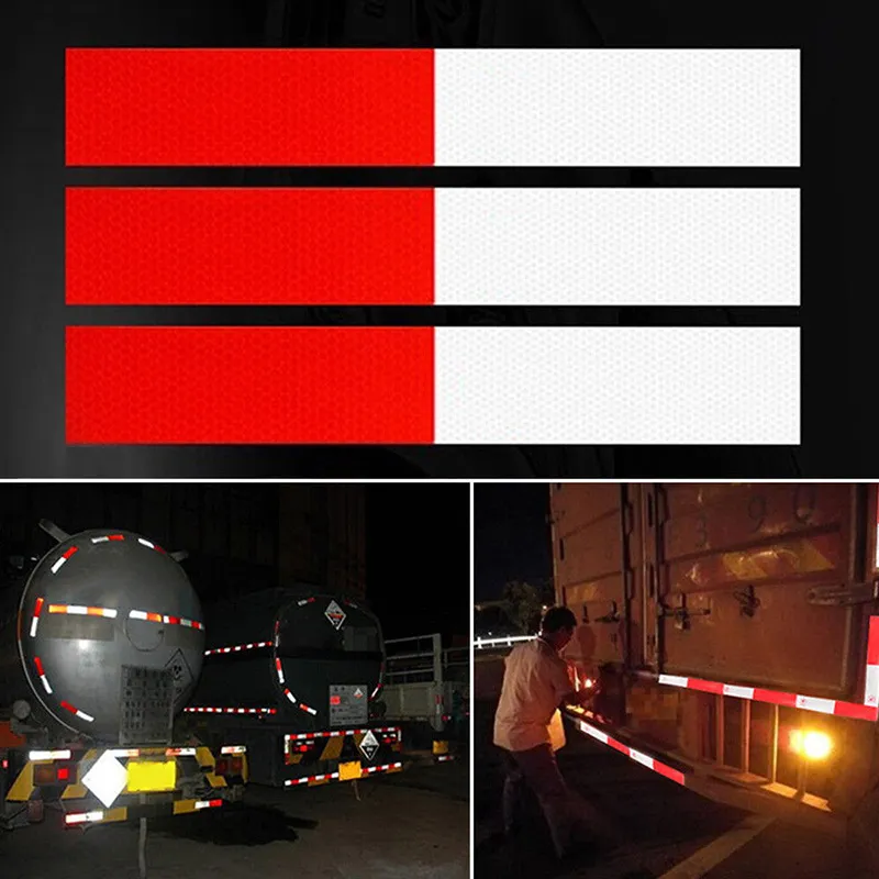 Safe Light Sticker Automotive Reflective Tape Car Truck Safety Warning Night Light ...