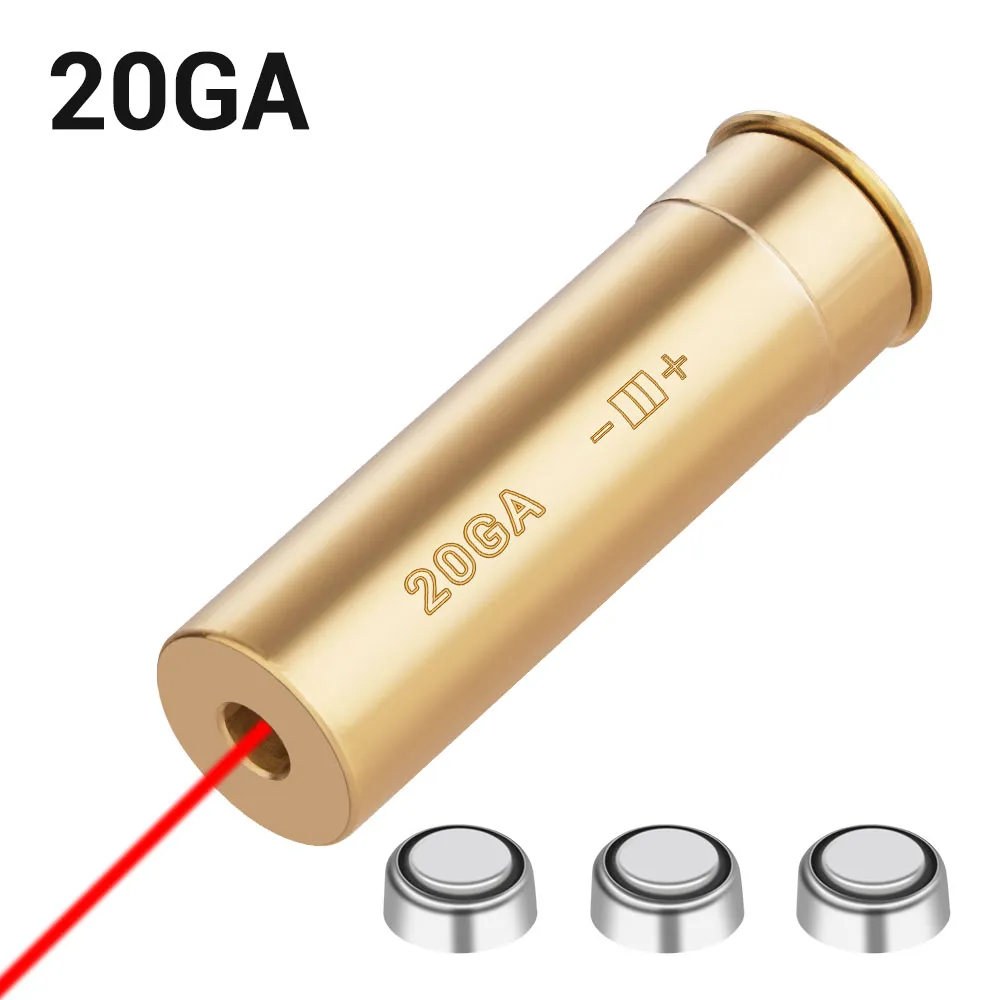 Tactical Red Laser Bore Sighter Training Bullet Boresighter Cartridge