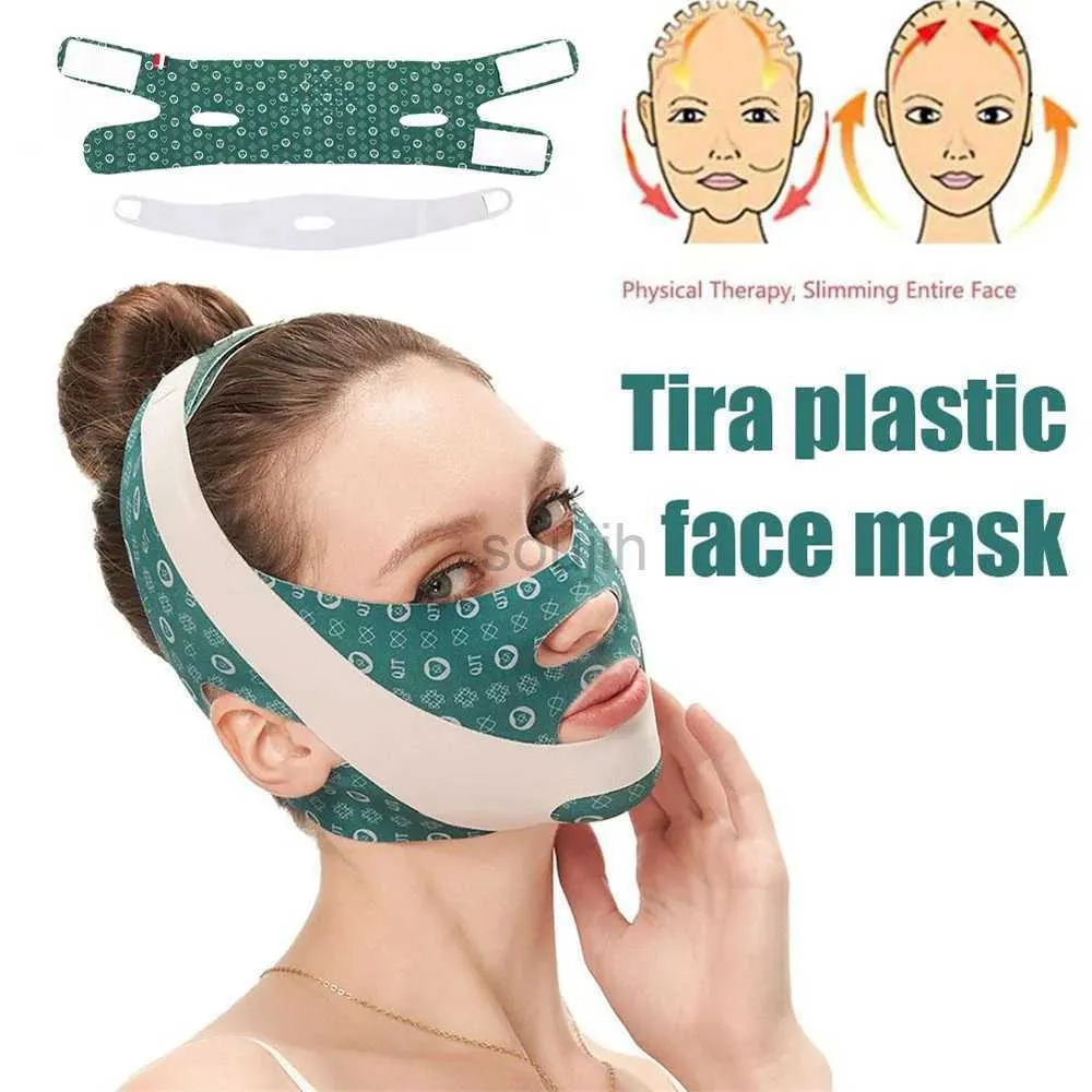 Face Massager Adjustable V Face Bandage Lift Up Belt Reduce Double Chin Face Sculpting Sleeping Mask Facial Skin Care Tool Face Lifting Tapes 240409