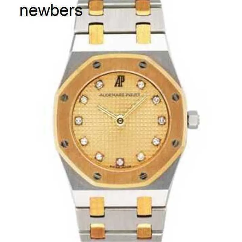 Men Audempigut APS Factory Watch Swiss Ruch Royal Oak 6339sa Diamond Champagne Dial Watch Watch Paperhmqy