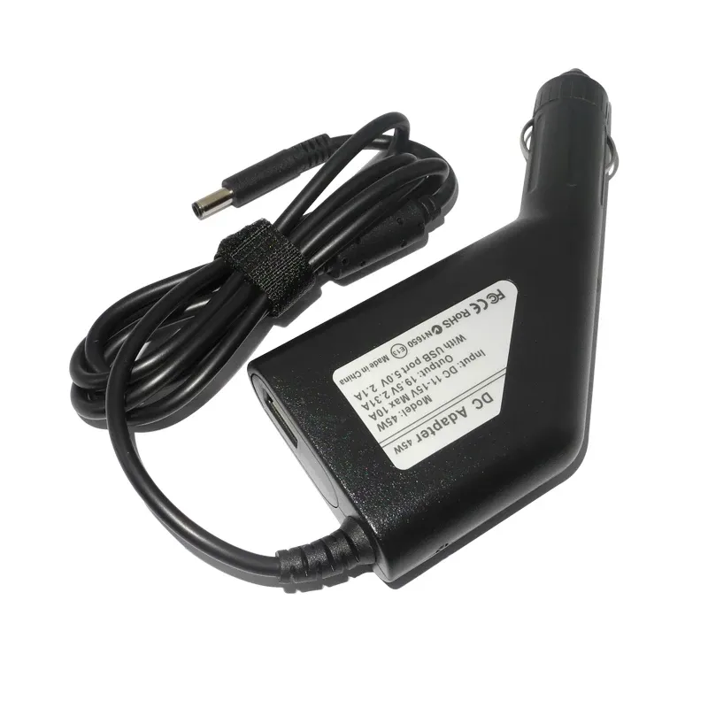 Adattatore 19.5V 2.31A 45W Caricatore dell'adattatore per auto per laptop per Dell XPS13 9360 9350 9343 9365 XPS12 LA45NM140 VOSTRO5370 13 5000