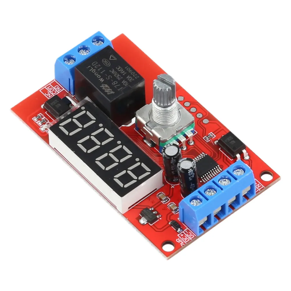 Programmable LED Digital Timer Relay Delay Switch Module DC 5V/12V/24V ...