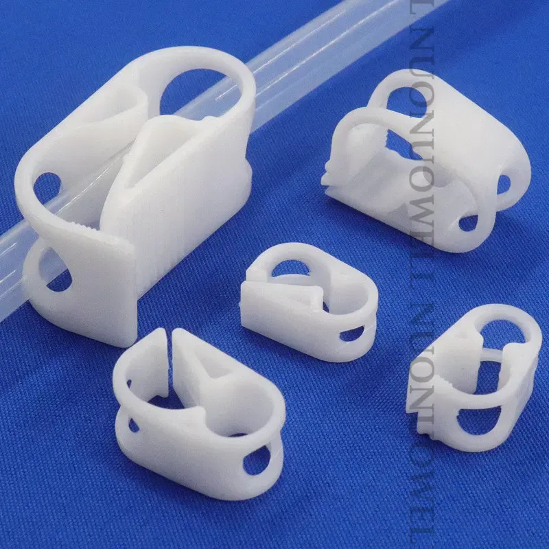 5-20pcs 3 ~ 18 mm réglable PE Plastique Plastique Arrêt de la pince Pièce à pêche à tuyau de tuyau de tuyau de tuyau