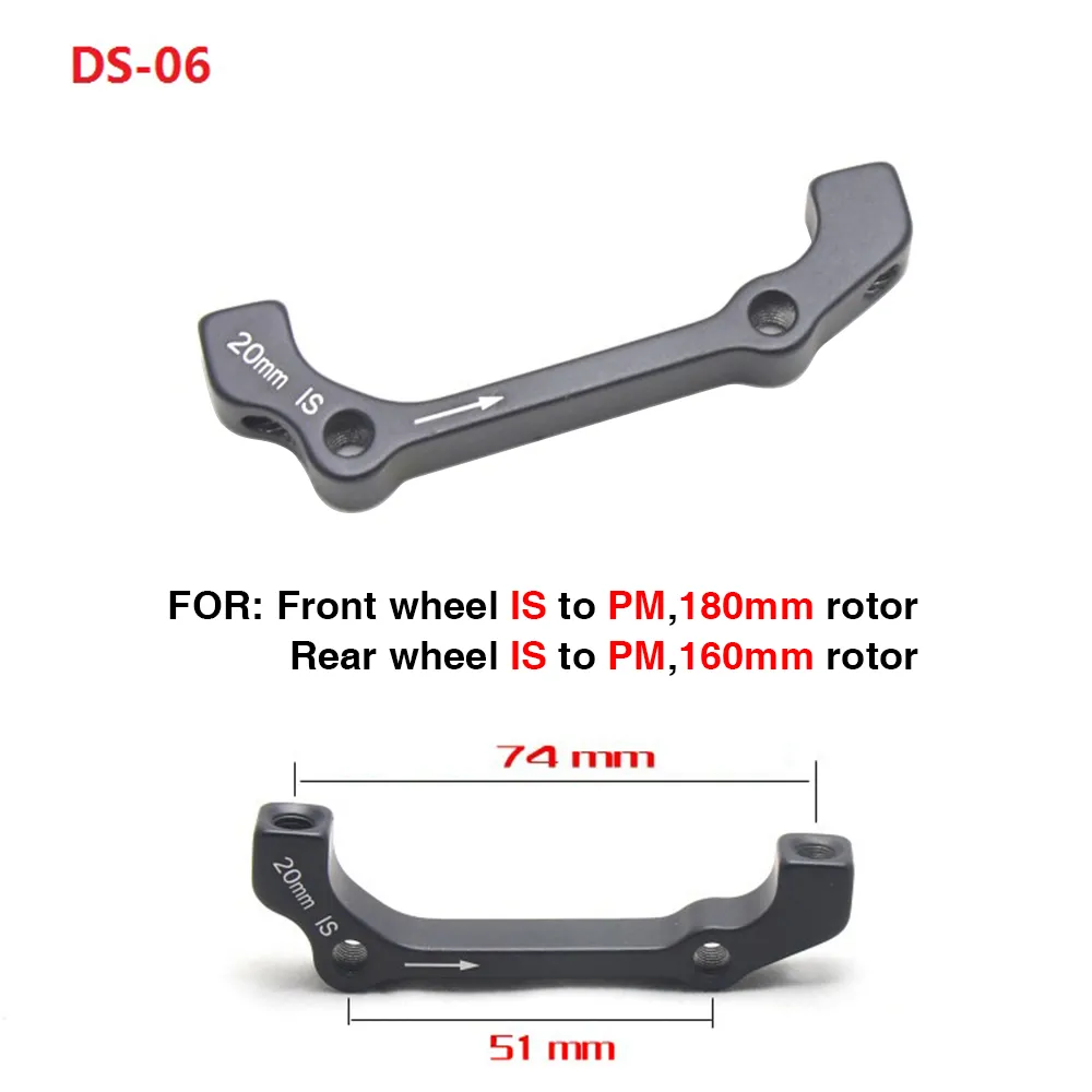 Ztto-Adaptador de Montaje de Freno de Disco Soporte Ultraligero, Para Rotor de 140 160 180 mm