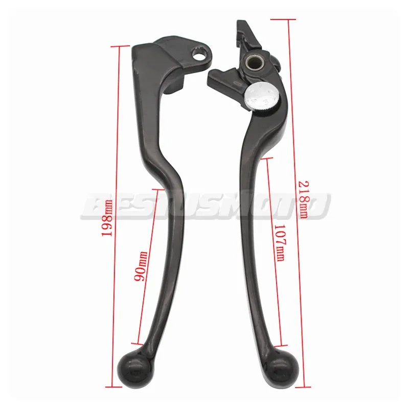 thumbnail image 2 of For Suzuki GSXR1000 2005-2006 CNC Brake Clutch Levers & Grips - Black Anodized Aluminum Pair By FXCNC 2 of 4