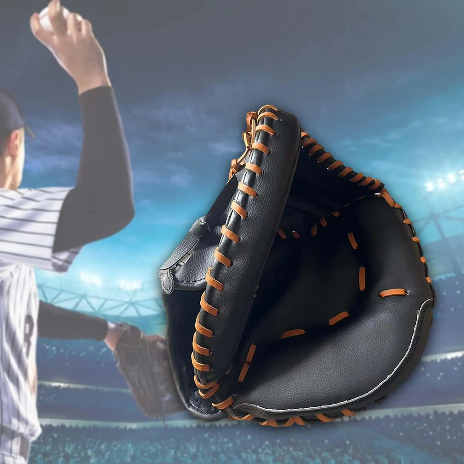 Gants de baseball Teeball Glove Sport Gants de frappe Gants Flexibilité Baseball Softball Mitt Outfield Gants Pu Catcher Mitt