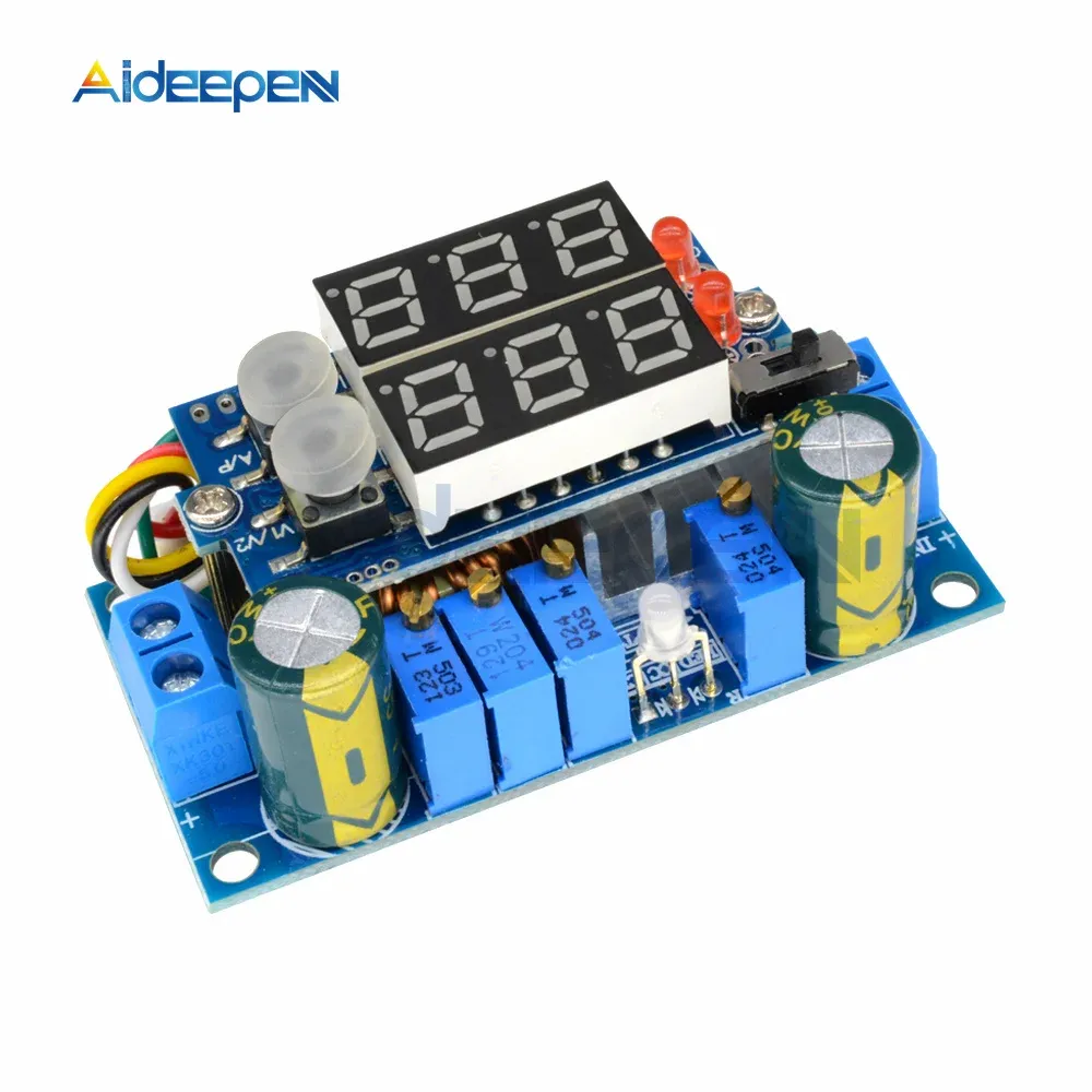 5A MPPT Güneş Paneli Denetleyicisi DC-DC 6-36V Adım Down Buck CC/CV Şarj Modülü Çift/Singa LED ekran LED regülatör denetleyicileri