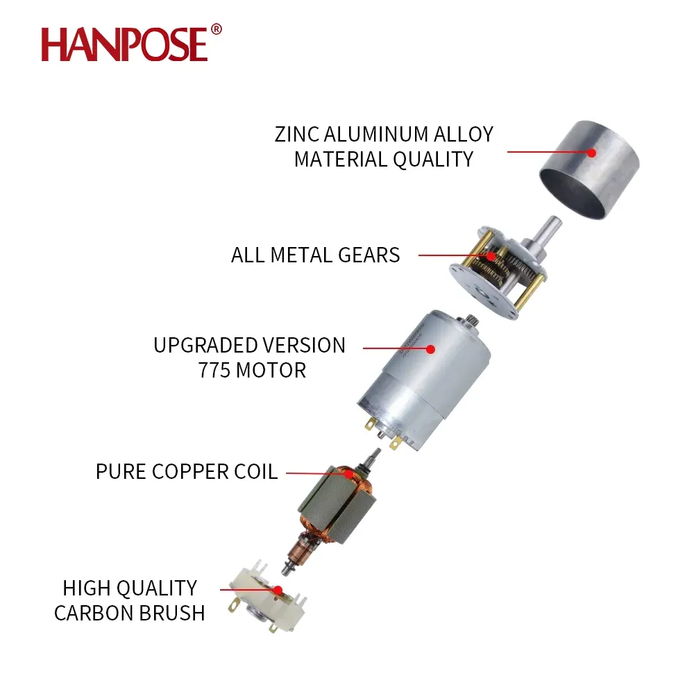 895-360W DC Motor DC 12 V 3000-12000 U / min-Kugellager mit großem Drehmoment hoher Stromversuche Heißverkauf Elektronischer Komponentenmotor