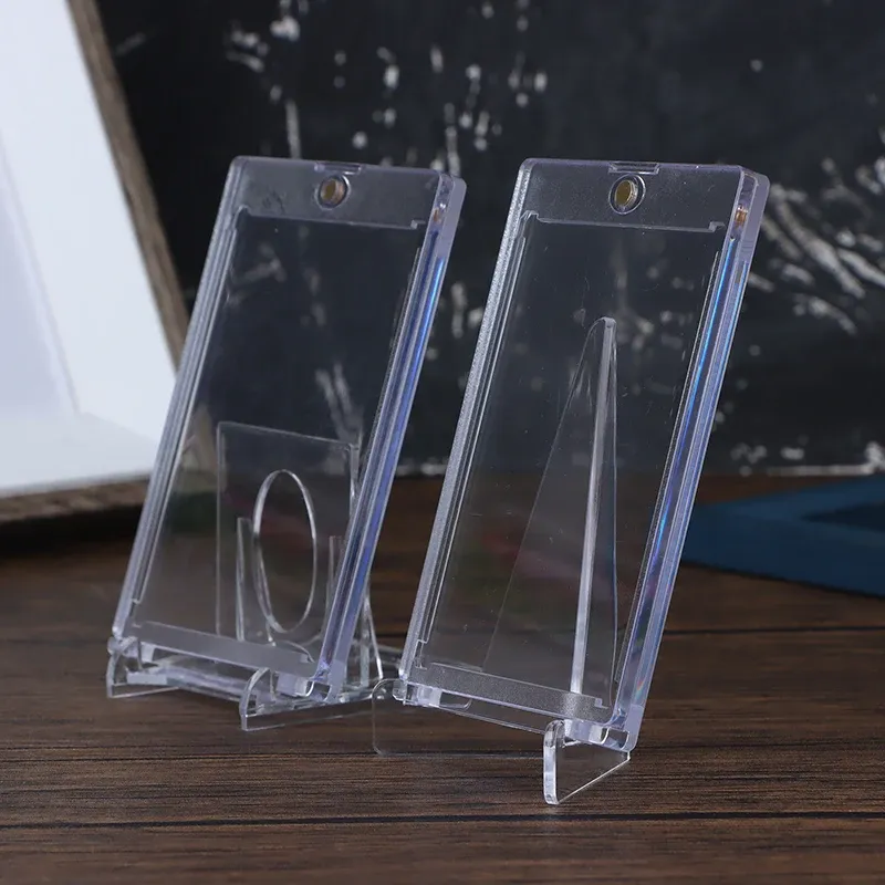 yugioh magnetic card holder 24 ct Holder, 35 pt Hard Plastic Card Protectors 20ct Magnetic Card Holders 35pt