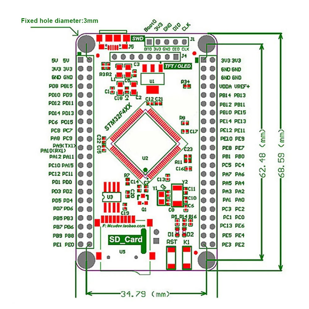 STM32F407 Core Board: Powerful Single-Chip Development Board for ...