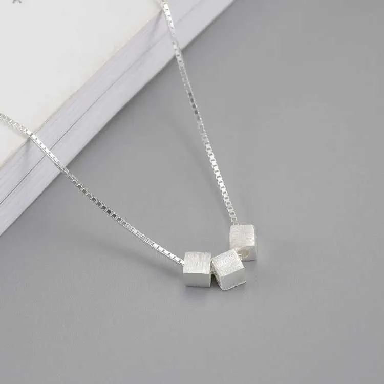 Pendant Necklaces REETI New Arrivals real 925 sterling silver square necklace pendant best-selling sterling silver jewelryQ