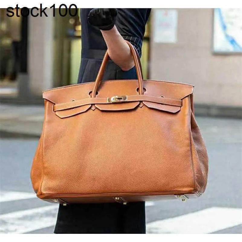 Сумочка сумочка большие HAC Limited Top Bags Designer Edition Bag Travel Buggage мужская и женская фитнеса мягкая емкость 50 Bk подличная кожа M2oy