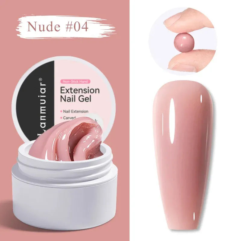 15 ml di gelatina dura estensione gel smalto smalto francese chiodi di vetro in fibra bianca rosa limposo manicure estendi gel unghie in vetro in fibra