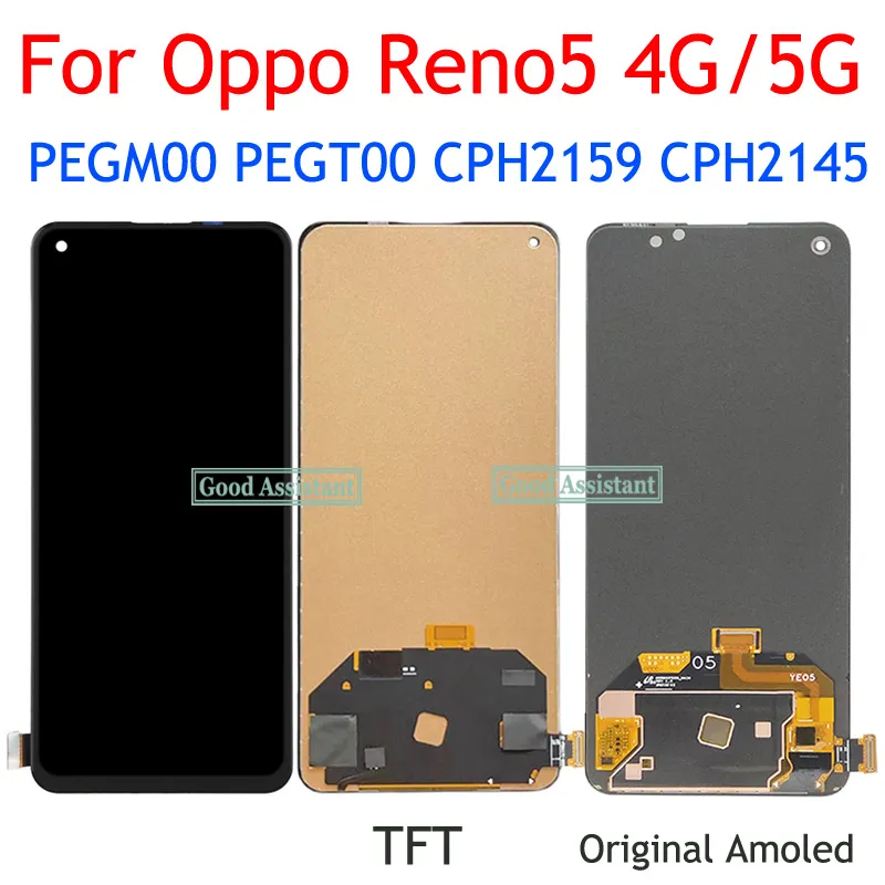 43 AMOLED/TFT LCD Screen Replacement for Oppo Reno5 4G/5G