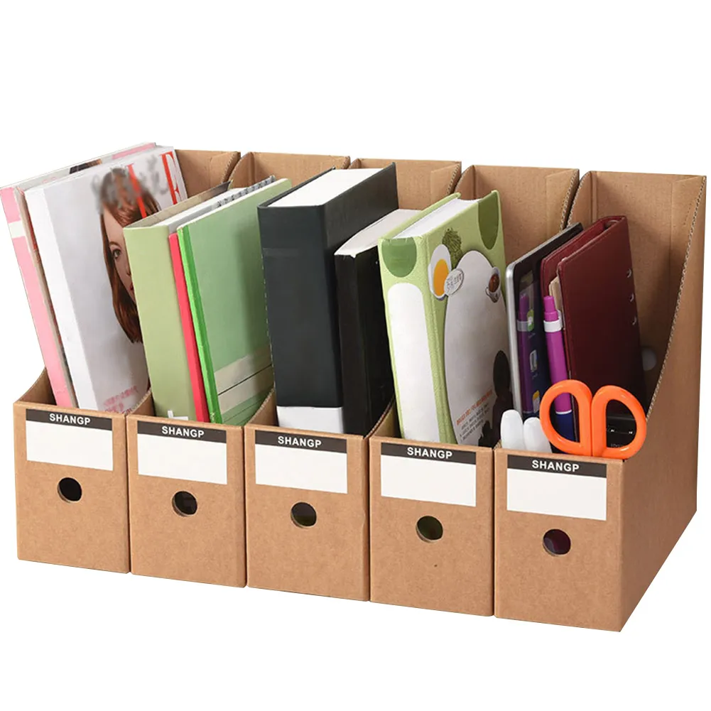 Save Big on Bulk Pencil Box Organiser Office Paper Organizer Set: 5 Piece  Foldable Paperwork Storage Boxes For Desk, Magazine, And Document ..., image size:1001x1001