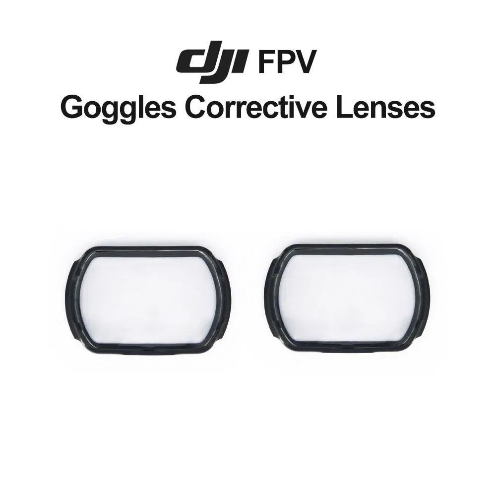 الملحقات DJI FPV Goggles العدسات التصحيحية 8.0D 6.0D 4.0D 2.0D للمستخدم قصر النظر مع إطار مشهد مريح يلغي عدم الراحة