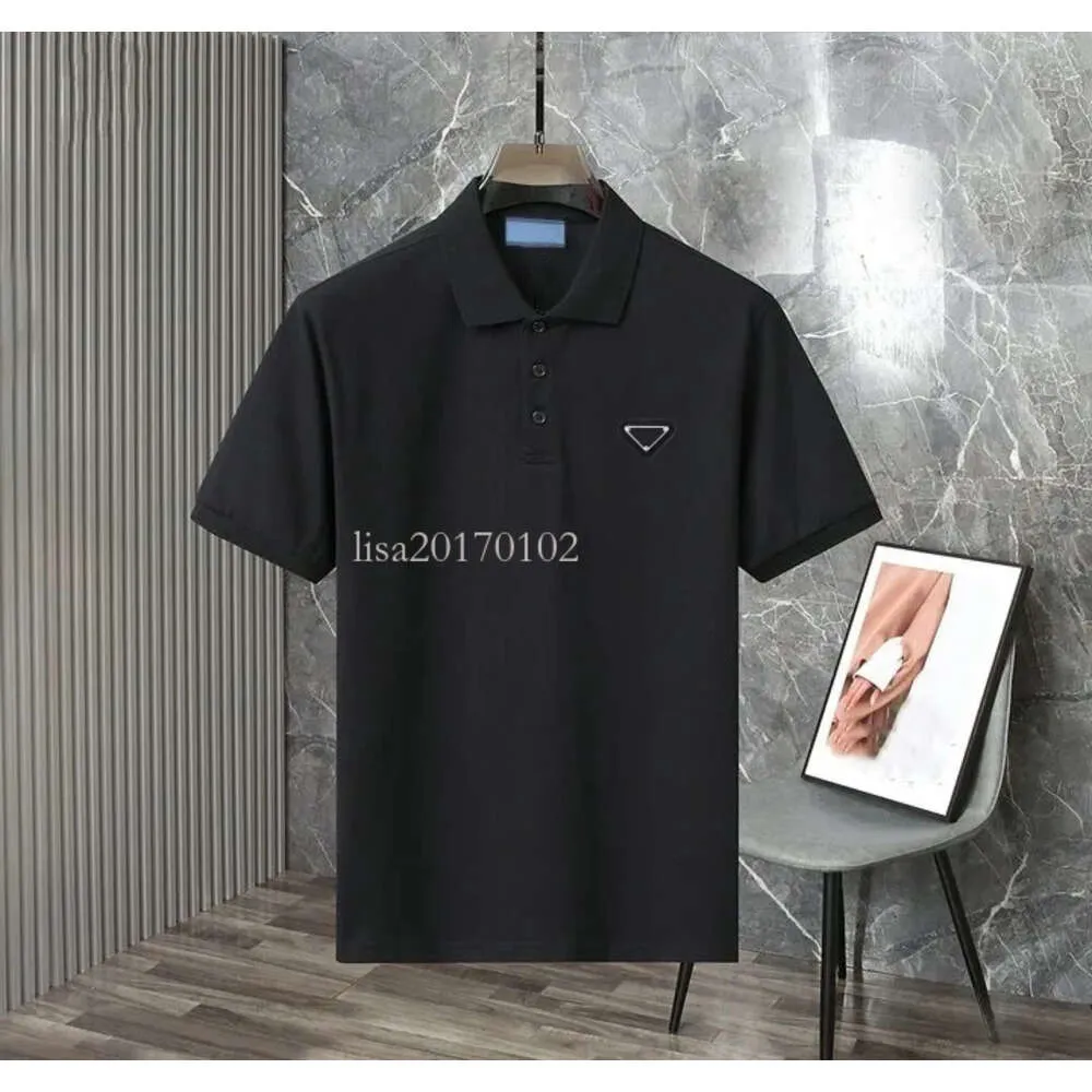 Mens Designer Polo Men's Polos T Shirt Tees High-end Polo Fashion Cotton V Neck Man Tops Tees Woman Tshirts Casual Couple Clothes