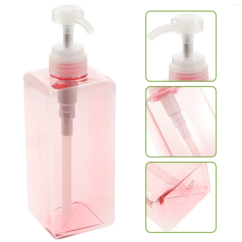 Vloeibare zeepdispenser 650 ml fles met pompshampoo soapdish body lotion automatisch