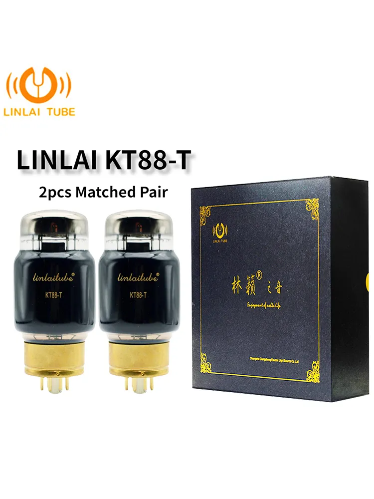 KT88 / 6550 LINLAI　2本 LINLAI Vacuum Tube KT88-T KT88T HIFI Audio Valve Replaces KT88