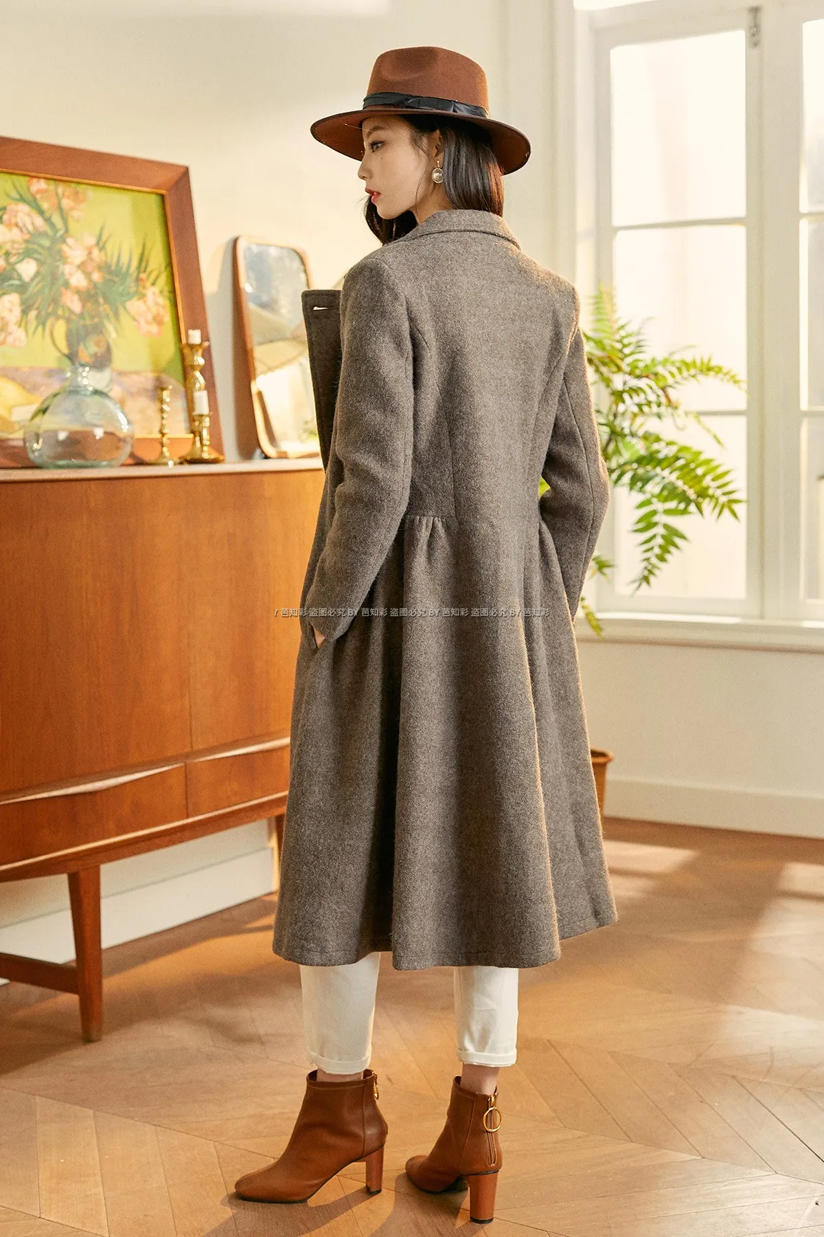 ジャケット・アウター vintage cashmere double long coat vintage cashmere double long coat