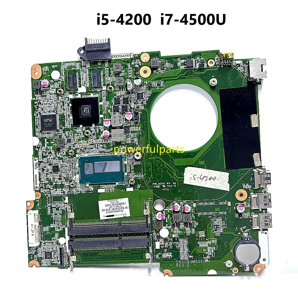 Motherboard DA0U83MB6E0 DA0U82MB6D0 For Hp Pavilion 15N Laptop Motherboard 737669501 737986601 i5 i7 Cpu With Graphic OnBoard Working OK