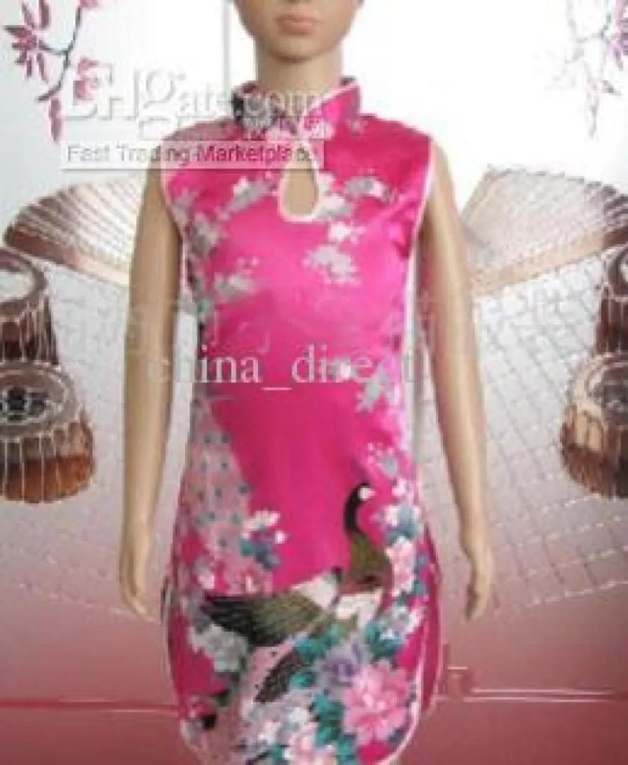 Traditional Peacock Evening Dress Cheongsam Party Prom Qipao gown dress mixed 50 pcslot 25201767384