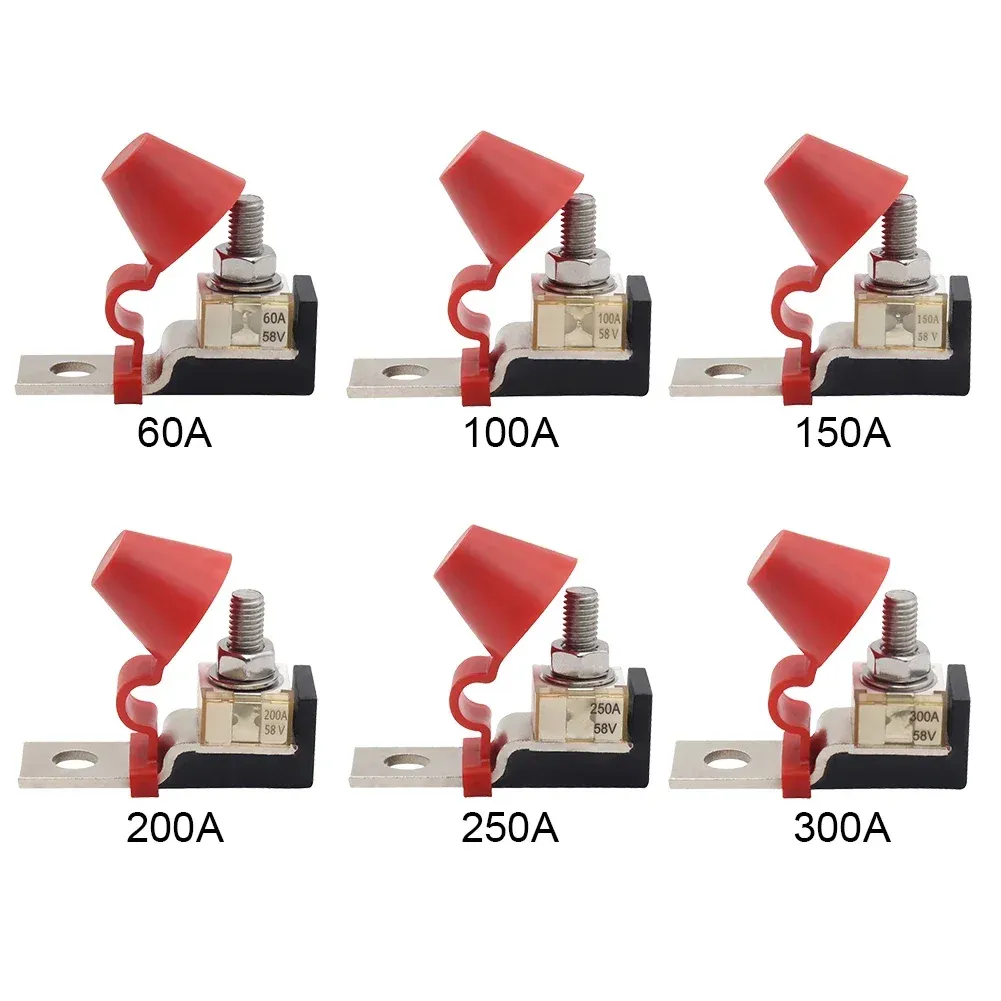 M8 30A-300A Batterieklemme MRBF Sicherungsblock Kit 58 V mit Single-Bolzen 5/16 "Marine bewertet Batterie Sicherung für Bootswagen RV