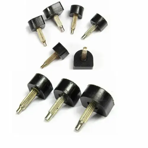 10pcs 6-Size High Heel Repair Tips Pins For Women Shoes High Heel Tips Taps Dowel Lifts Replacement Heel Stoppers Protect