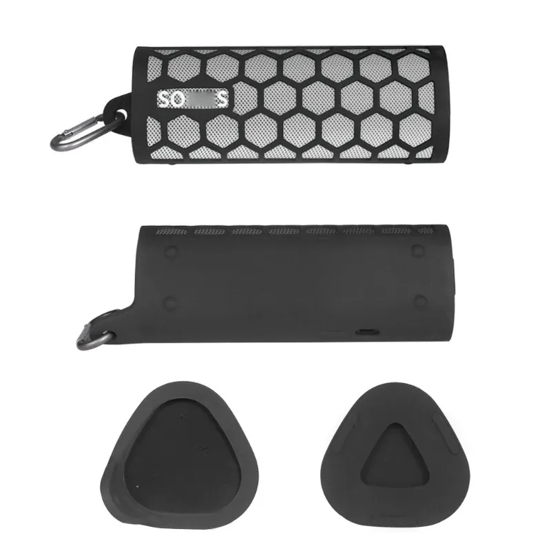 Coperta di protezione a nido d'ape portatile Shell Silicone Case Cucina Compatibile per Sonos Roam Smart Bluetooth Speaker