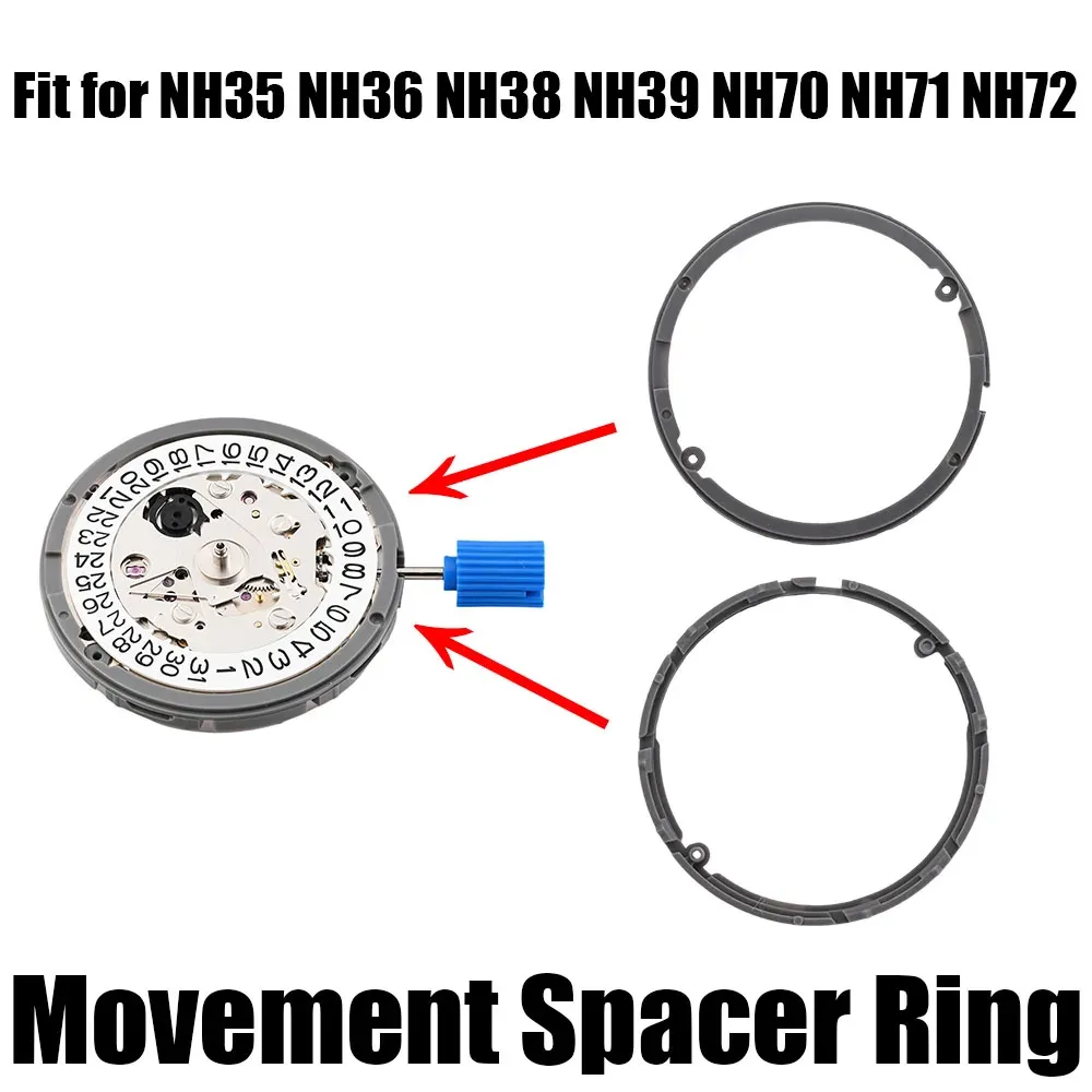 NH35 NH36 Spacer Ring Fit para NH35 NH36 NH38 NH39 NH70 NH71 NH72 Holder de movimento de relógio Fixed Evite Repair Peças de reparo Peças de reparo Peças