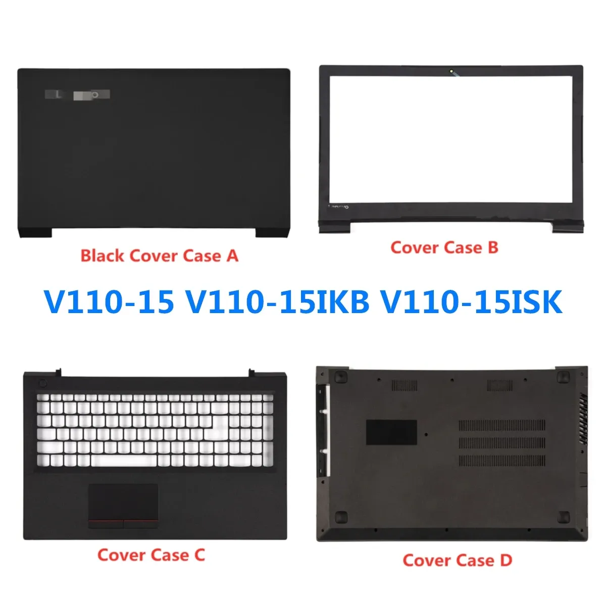 Cornici nuovi laptop per Lenovo V11015 V11015IKB V11015IST CASO DI COPERCHIO DI LCD LCD/FEMINA FRIBRIFICA/PALMREST/BASE inferiore/cerniere
