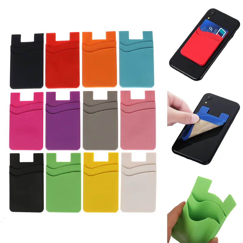 Double Layer Silicone Mobile Phone Back Mobile Pocket... From ...
