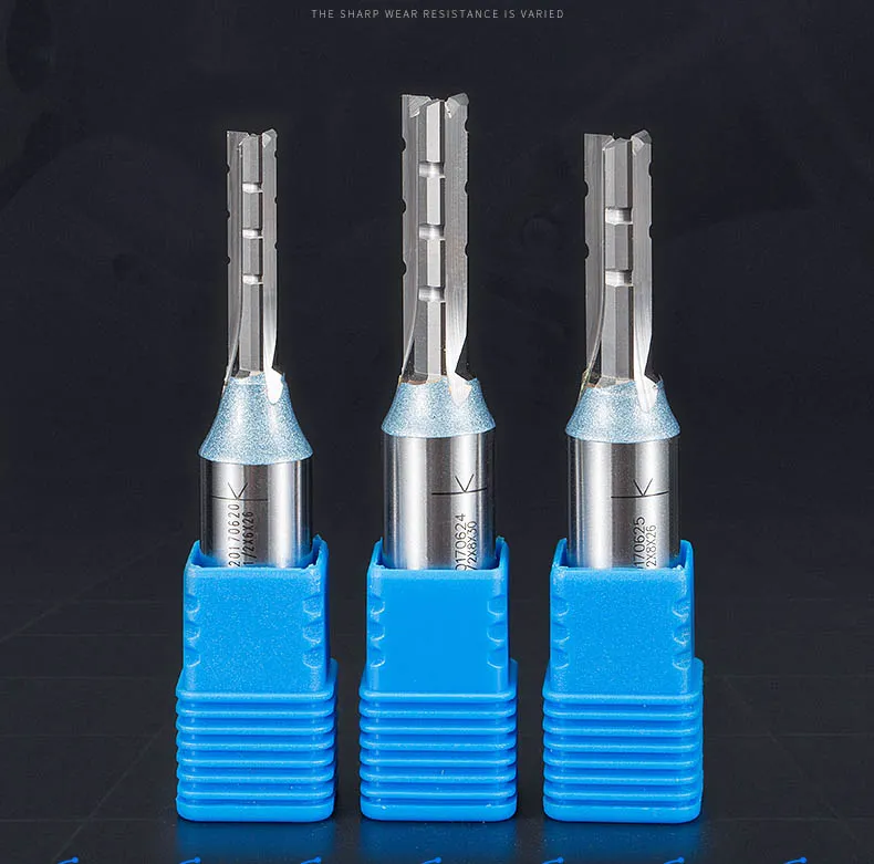 3 Flutes Straight Router Bit 1/2 Shank Tungsten Carbide Tipped ...
