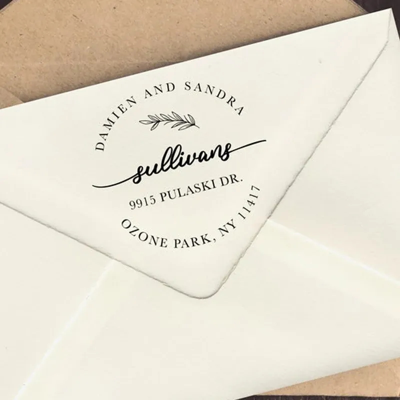 DHgate.com:Self-Inking Rubber Stamp Custom Logo Double Round Border for ...