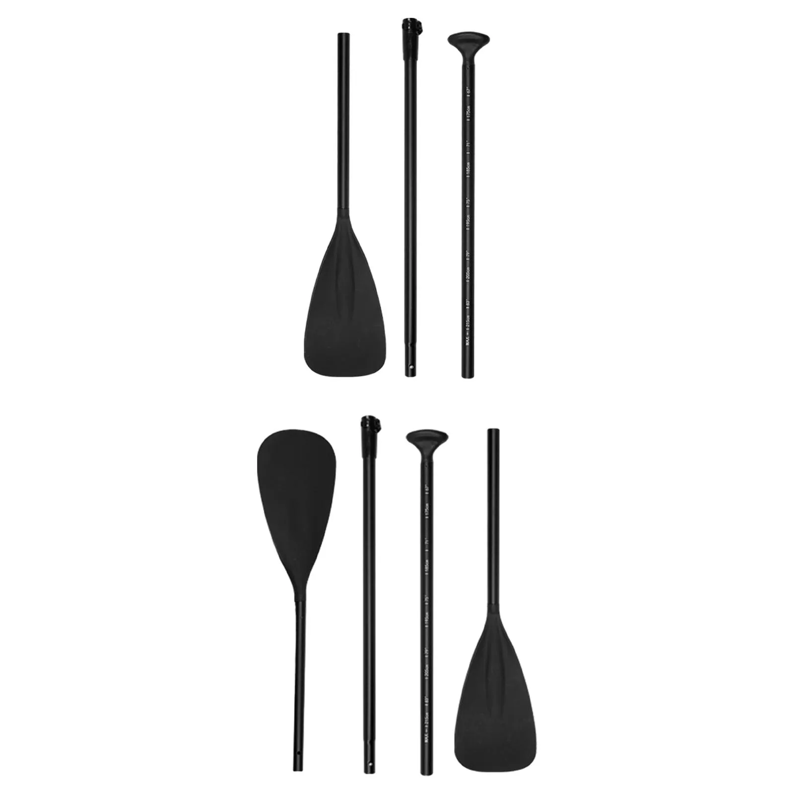 Pagaies De Kayak En Aluminium Réglables - Lot De 2, Légères, Pour Kayak Récréatif, Pêche Et Sport