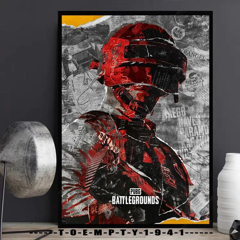 PUBG Vikendi Affiches Canvas Printing Video Game Pubg Wall Art Picture Home Gaming Room Art Wall Prints Gaming Gift Pubg Decor