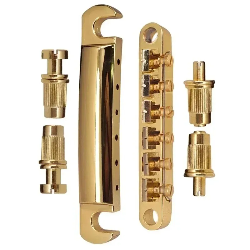 2024 di 6 corde Guitar Tune O Matic Bridge e Tailpiece con post LP Electric Guitar Bass Guitar1.chitarra elettrica LP