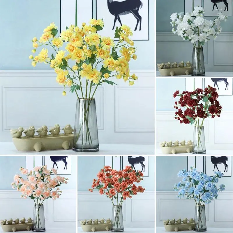 Decorative Flowers Simulated Peony Multi-color Wedding Holding Flower Shooting Props Party Home Dining Table Balcony Decoration Artificial