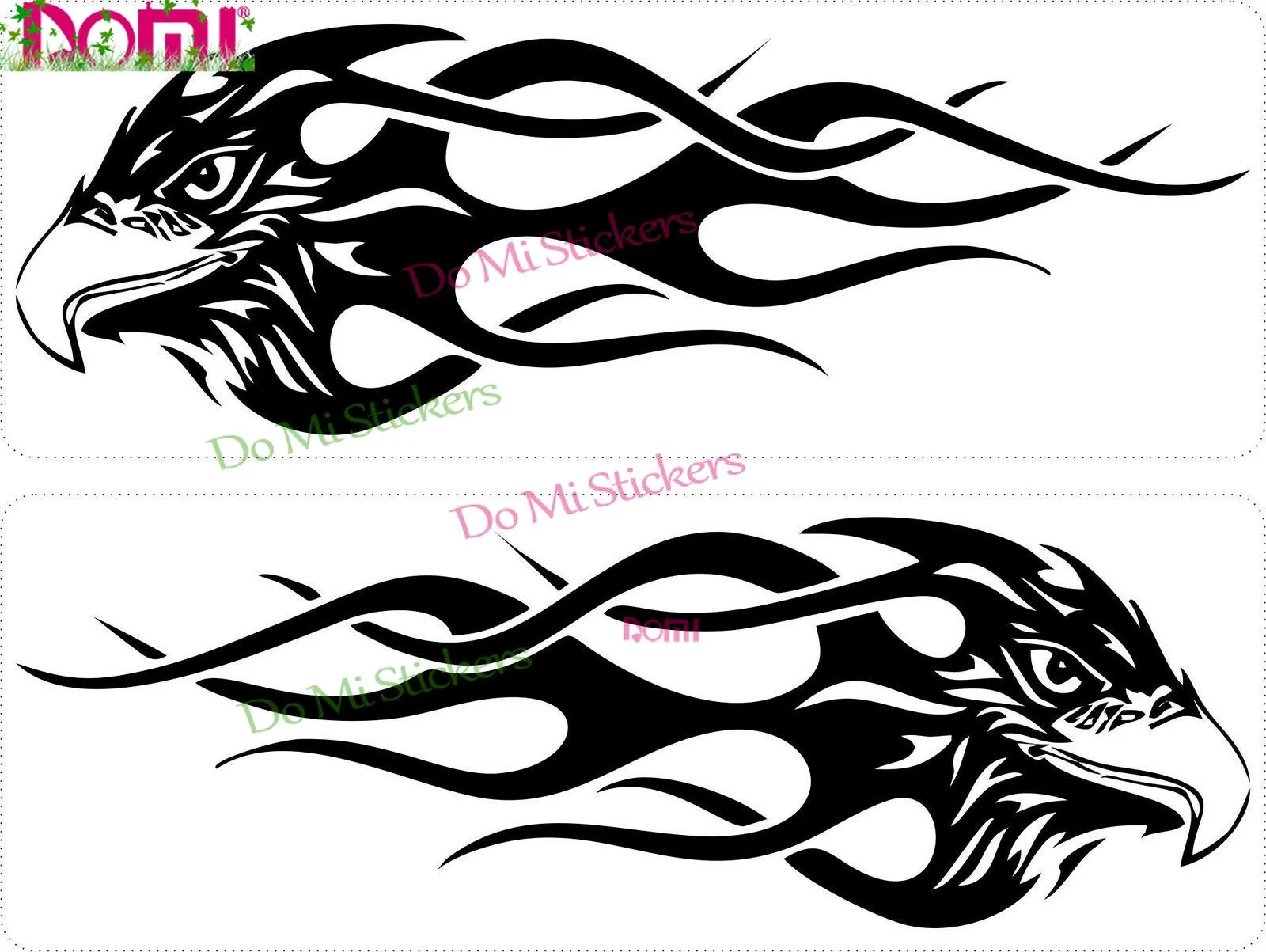 Set 2x Calcomanía De Vinyl Carnicero Parachoques Águila Tibal Ecal Ecal  Motocross Racing Casco De La Computadora Portátil Trunk Trunk Vinyl Tut  Diper De 20,01 € | DHgate, image size:1600x1203