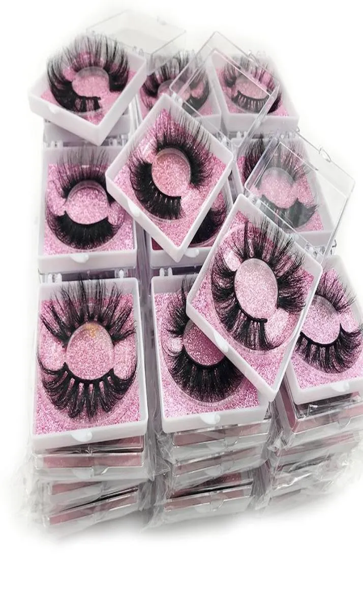 Falsche Wimpern Rainsin 102030 Pairs Verpackung 25mm 5d Nerzwimpern Dramatische ganze Make -up Fluffy 28mm 3D -Anbieter 8453289