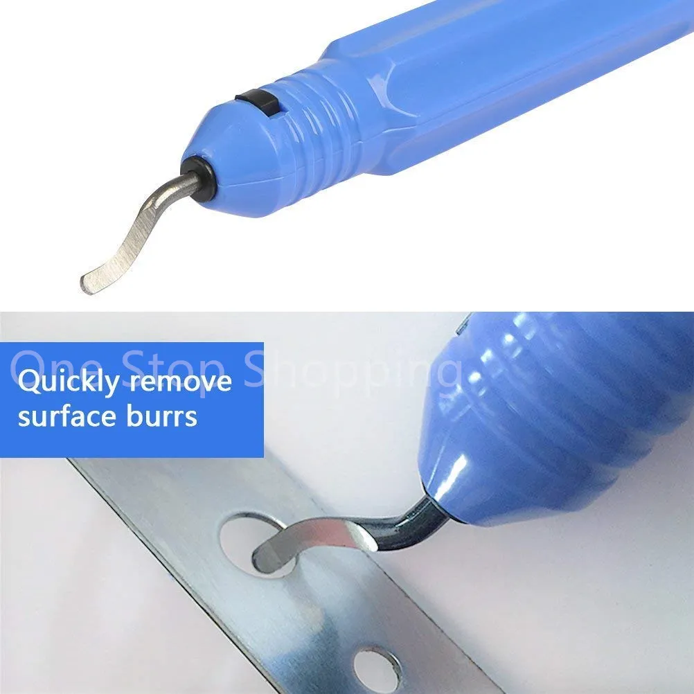 10-Piece Rotary deburring knife Set with Handle