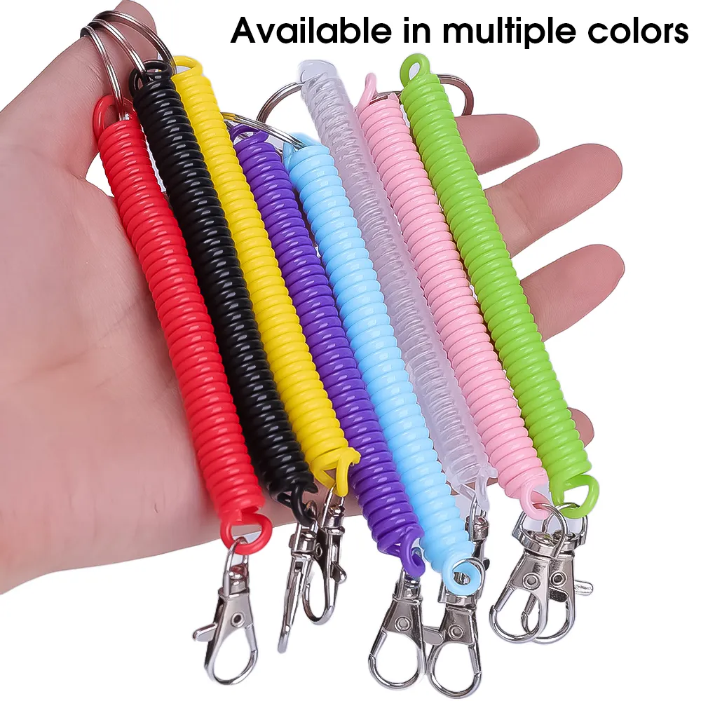Protection Anti-Drop Steel Cord Loaded Retractable Tool Lanyard With Locking System - View #2