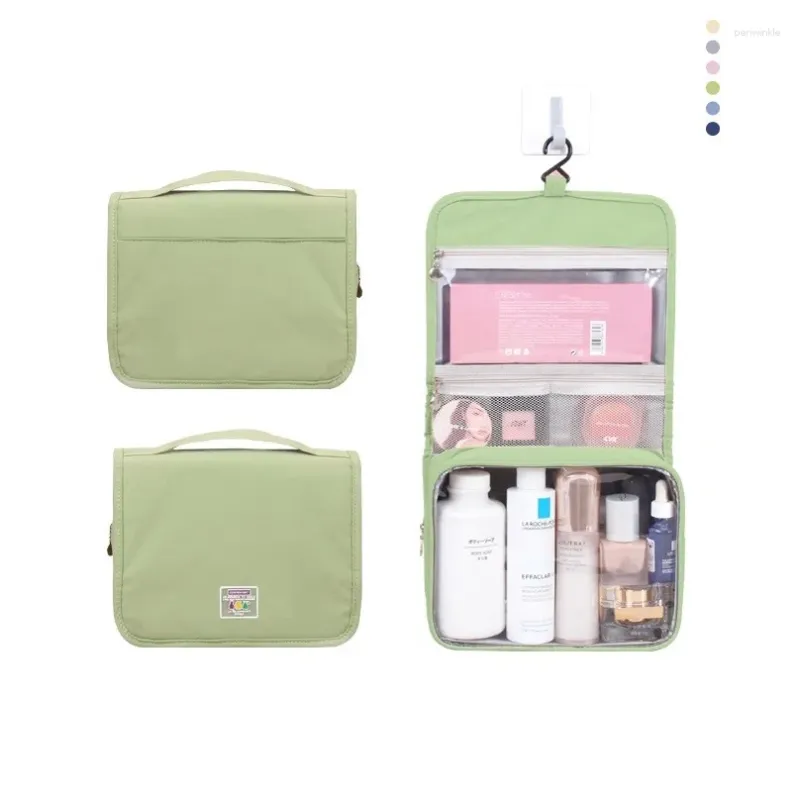 Sacs de rangement suspendus Organisateur cosmétique Portable Bouggage Poux de sage