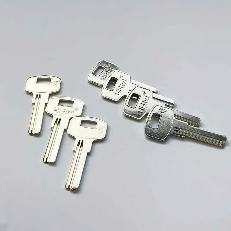 5-100 PCs 3M-1D Hi-Rel Uncutty Key em branco House House Porta Ferradora Ferramenta embrião Bloqueio Segurança Segurança de cobre para cadeado