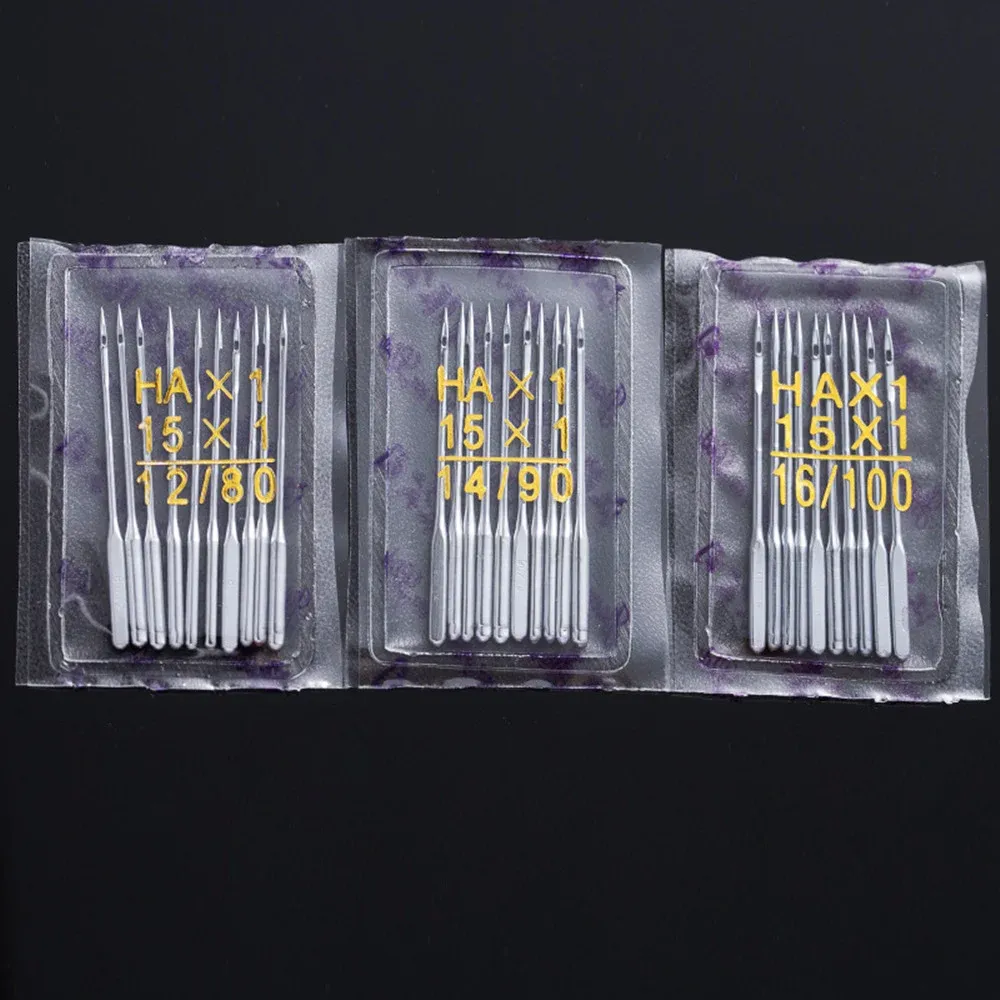 50-Pack Sewing Machine Needles Size 90/14 - Universal Fit For Brother & Other Machines