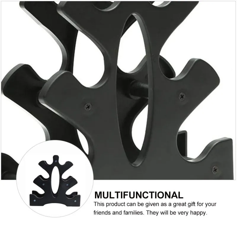 3-Tier dumbbell rack with dumbbells: The Ultimate Home Gym Exercise and ...