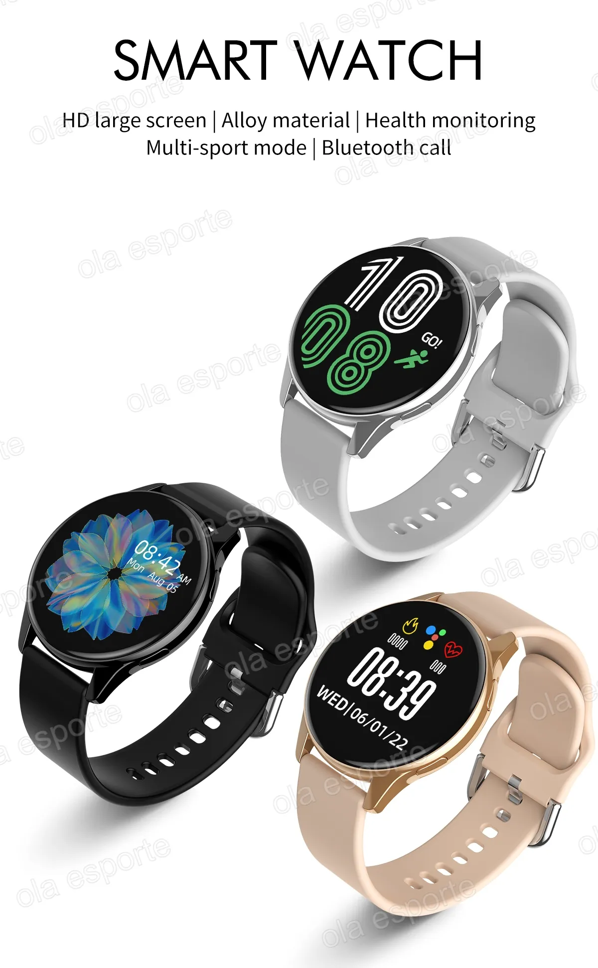 2024 New Waterproof Smartwatch With LED Flashlight Bluetooth Call Mental Health Issues Monitoring For Android And IOS Ideal For Men And Women From Homepro6 34.98 DHgate.Com