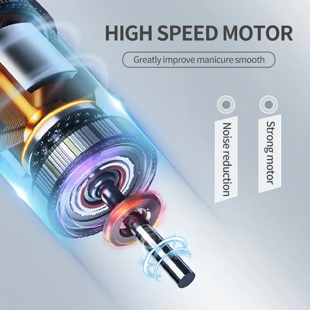Haleaiman Pen Stil Elektrik Tırnak Makinesi Freze Kesici Manikür Tırnak Matkap Makinesi Jel Cila Çıkma Araçları Tırnak Aksesuarları